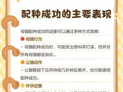 猫咪的交配繁殖过程（公猫和母猫的区别及繁殖行为）